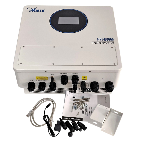 Фото - Інвертор Anern AN-HYI-E6000, 6000W OFF Grid (гібридний), IP65