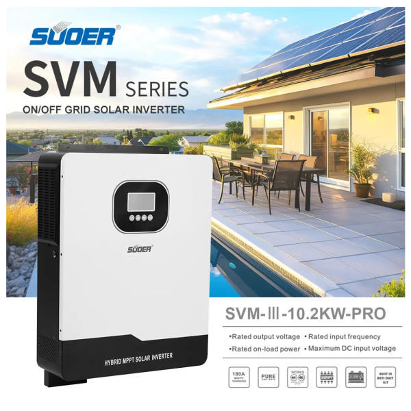 Фото - Інвертор SVM-III-10.2KW-PRO-48V 10200W OFF Grid (гібридний)