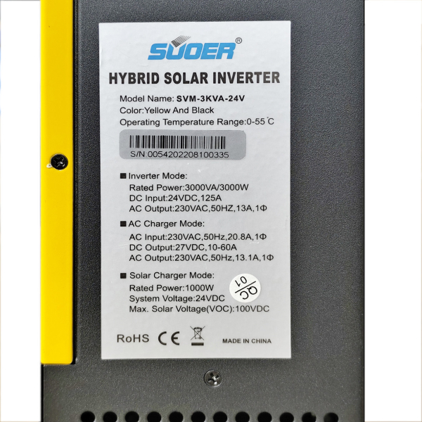 Фото - Інвертор SVM-3K-24, 3000W OFF Grid (гібридний)